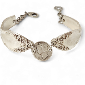 silverware coin bracelet c5